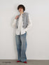 HIGH RISE TUCK WIDE PANTS /Y253-31101
